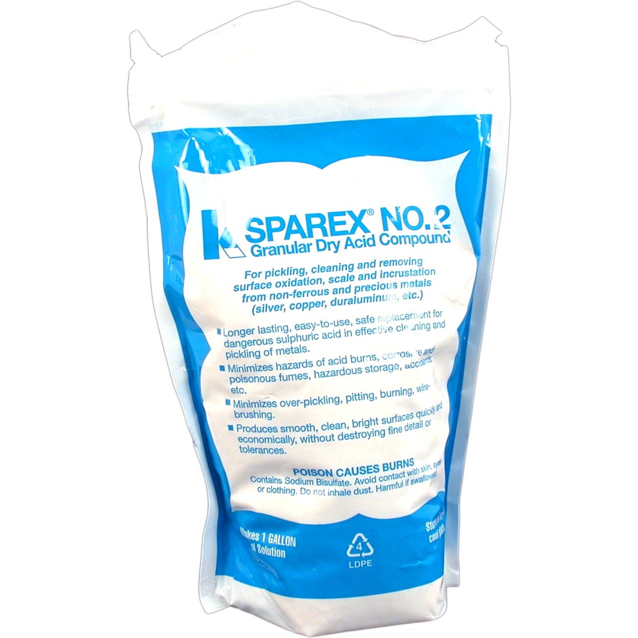 Sparex No. 2 Granular Dry Acid Compound For Pickling, Cleaning - 2.5Lb bag